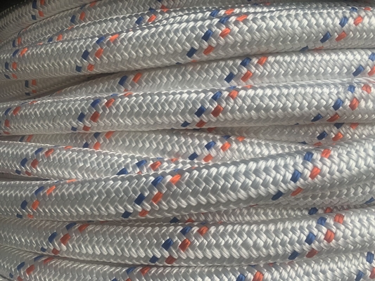 Cobertura de poliéster doble trenzado 12 hebras de cuerda Uhmwpe 48mmx500m