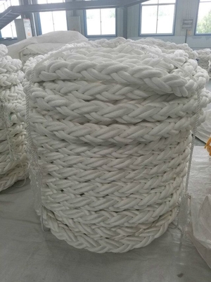 64 mm 8 hebras trenzadas de fibra de polipropileno para amarre marítimo