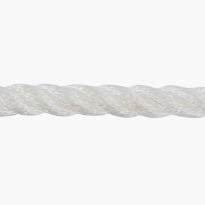 Alta resistencia 3 hebras torcida 4mm-60mm cuerda de vela de fibra de nylon cuerda de poliamida cuerda de amortiguación marina de nylon