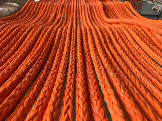 100% cuerda Uhmwpe 12mm 12 hebras trenzadas de alta resistencia cuerda de remolque de remolque