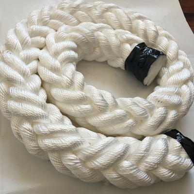 Alta tenacidad 8 hebras de poliéster de amarre de embarcaciones con cables de amarre 48 mm-120 m de diámetro