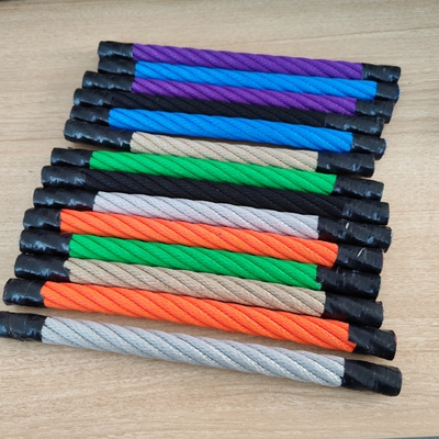 6 hebras 16 mm de cuerda de combinación de PP para el patio de juegos de cuerda al aire libre duradero