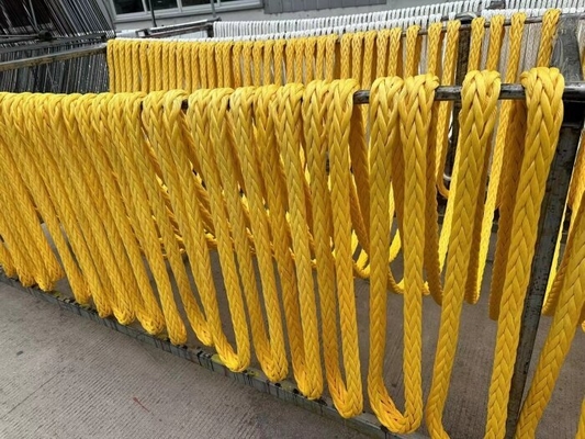Cuerda marina de UHMWPE de 12 hebras, flotante, de alta resistencia