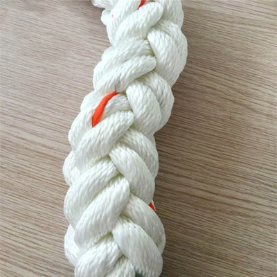 Cuerda marina de poliéster de 8 hebras de 44 mm y 220 m para amarre, remolque y elevación