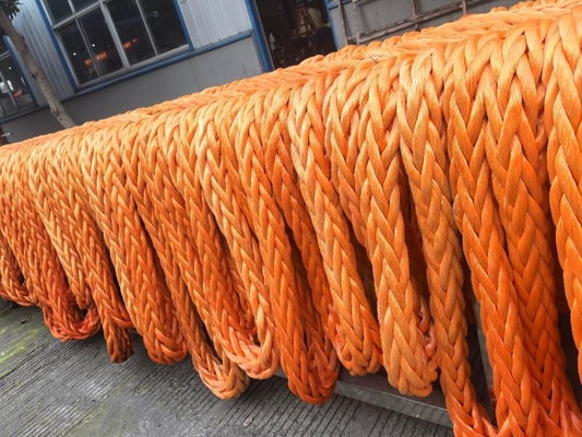 Cabo de amarre marino de UHMWPE de 16 mm y 12 hebras, 220 m, carga pesada