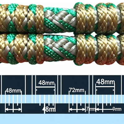8 hebras de cuerda de anclaje marítimo de PP de 30 mm a 120 mm de polipropileno flotante