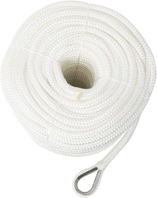 Cuerda de nylon doble trenzada de 4mm-56mm para amarre y remolque marino