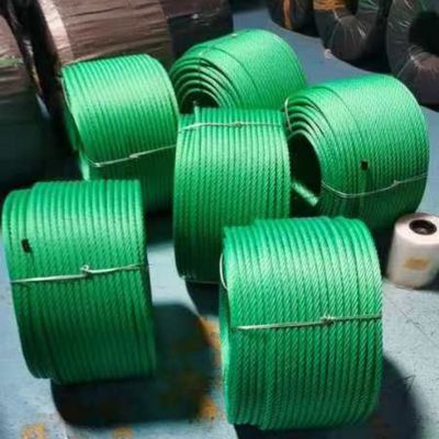 16mm 6 Strands Polypropylene Playground Net Rope with Steel Core for Children