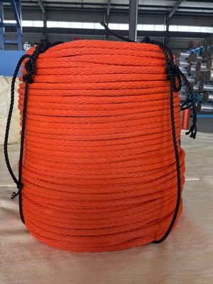Longitudes de corte personalizadas Resistencia química superior Grado marino UHMWPE Hawser con alta resistencia a la rotura