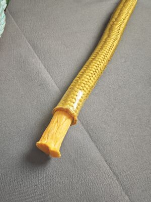 Capa de poliéster trenzado doble con UHMWPE 12 cordones de cuerda para amarre y anclaje de barcos con tamaño personalizado 4mm-60mm