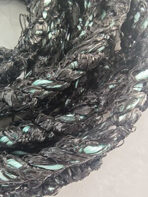 3 hebras de cuerdas de cultivo de mariscos de polipropileno 16mmx220m Color negro con resistencia a los rayos UV hechas en florescencia