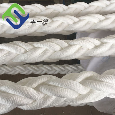 8 Strand Synthetic Elastic Nylon Mooring Rope for Marine Towing and Industrial Use