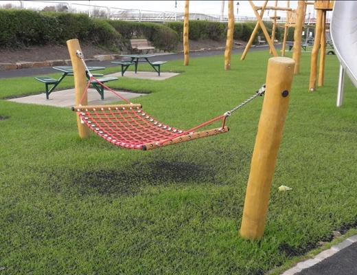 Cuerda el 150CM*80CM de la combinación del patio del oscilación de la hamaca de los niños modificados para requisitos particulares