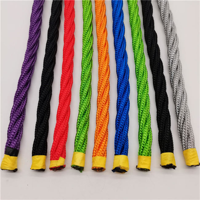 Cuerda modificada para requisitos particulares de la combinación del poliéster cuerda de alambre de acero de la base del patio de 12m m - de 20m m