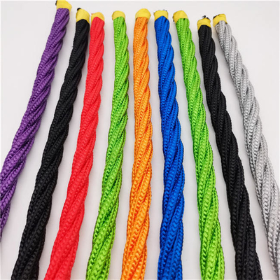 Cuerda modificada para requisitos particulares de la combinación del poliéster cuerda de alambre de acero de la base del patio de 12m m - de 20m m