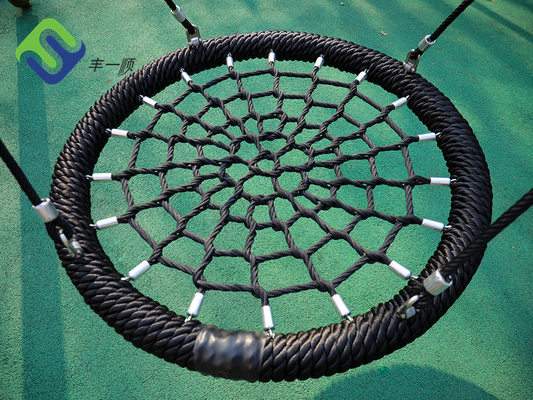 La cuerda de la web de araña de la jerarquía balancea el patio al aire libre comercial del 100cm