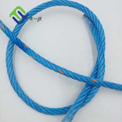 Cuerda neta 12m m de la combinación del poliéster del patio 1 ULTRAVIOLETA anti del filamento