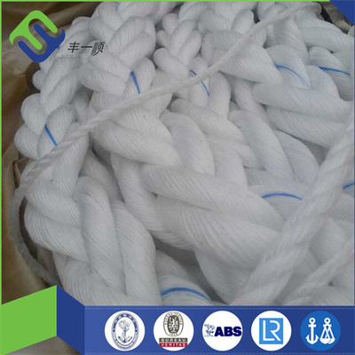 60m m cuerda Marine Hawser Yacht Mooring Lines de la trenza de 8 filamentos para la nave