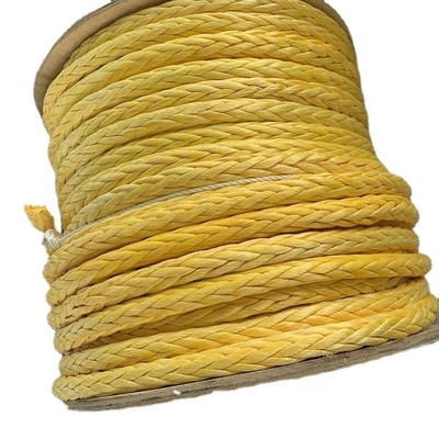 12 hebras de cuerda UHMWPE núcleo doble trenzado cuerda UHMWPE Hawser cuerda de barco