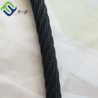 Estructura de alambre de acero Cuerda combinada trenzada de poliéster 16 mm 6x7