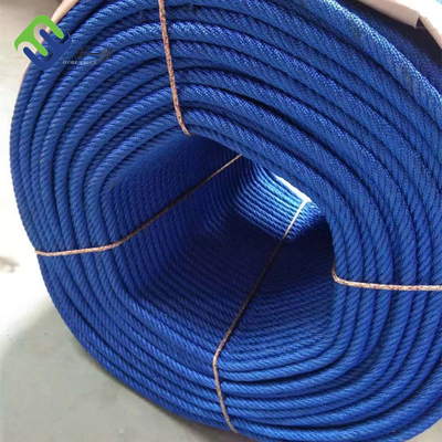 16m m colorido cuerda de la combinación del multifilamento de 6 del filamento PP de la torsión para el escalador