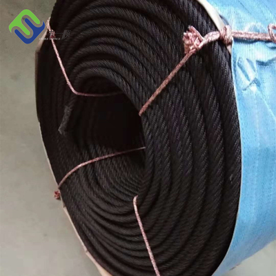 16m m colorido cuerda de la combinación del multifilamento de 6 del filamento PP de la torsión para el escalador