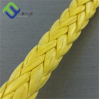 Resistencia química resistente del sintético 48m m de la cuerda de Uhmwpe del filamento del amarre 12