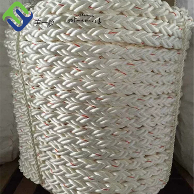 8 cuerda de flotación de Marine Polypropylene Braided Cord los 64mmx220m PP del filamento para los barcos