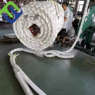 8 cuerda de flotación de Marine Polypropylene Braided Cord los 64mmx220m PP del filamento para los barcos