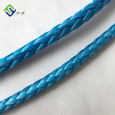 De alta resistencia resistente del torno 12 del filamento UHMWPE de la abrasión sintética de la cuerda 10m m