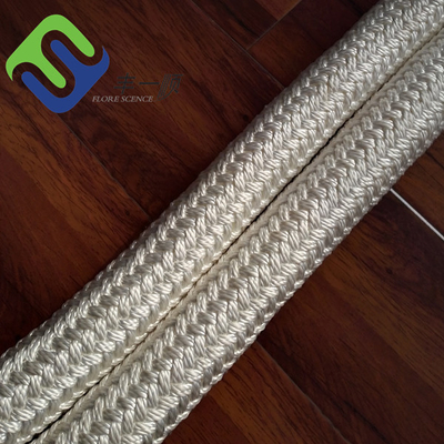 El doble trenzó la cuerda de nylon del filamento de Marine Mooring Ropes 12 para las naves grandes