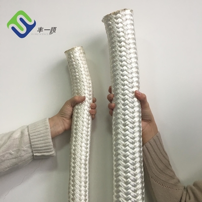 Carga pesada doble trenzado 48mm 2 pulgadas de nylon cuerda de amarre poliamida cuerda marina