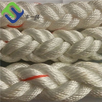 El filamento del poliéster 8 del artículo 44m m trenzó el buque de la nave de Marine Mooring Rope For Towing