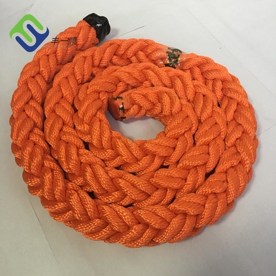 El filamento 8 trenzó el poliéster Marine Rope 28mm-160m m modificados para requisitos particulares