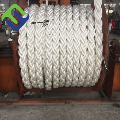 Certificado de nylon de 8 del filamento ABS de la poliamida el 100% Marine Mooring Hawser Rope With