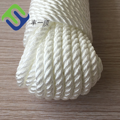 Cuerda de amarre retorcida de 3 hebras de nailon de 18 mm x 220 m