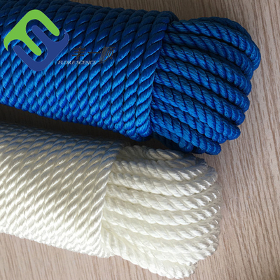 Alta tensión 3 hebras torcidas 4mm-60mm de nylon cuerda de amarre para buques poliamida Barco de vela
