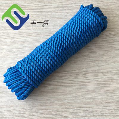 Cuerda de nylon torcida 3 filamentos de Marine Mooring Rope Sailing Yacht de la poliamida