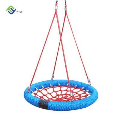 Oscilación Seat el 100cm el 120cm de la web de los niños del oscilación de la jerarquía del pájaro del patio