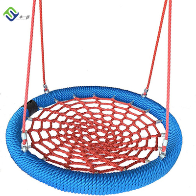 EN1176 certificó la red de oscilación redonda de la cesta para el juego de los niños del patio