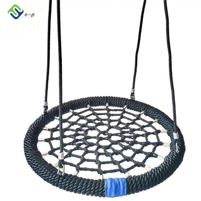 Oscilación Seat el 100cm el 120cm de la web de los niños del oscilación de la jerarquía del pájaro del patio