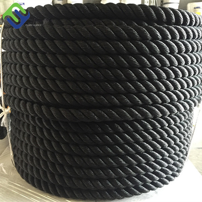 La alta fractura carga la cuerda de nylon torcida filamento 100% de la fibra 3 de la poliamida para Marine Using