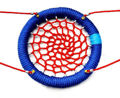 Juego de alto nivel Nido de pájaros Swing 120cm 12cm Anillo con color personalizado