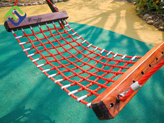 Resistencia de desgaste colorida del oscilación del árbol de la red de la hamaca para el equipo del patio