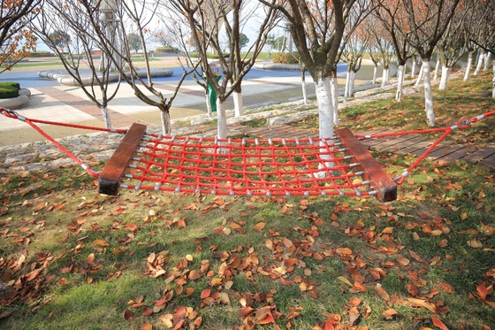Cuerda resistente colgante al aire libre de la combinación del vandalismo del oscilación de la hamaca del patio