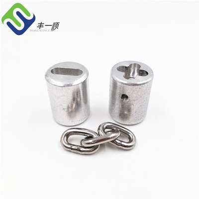 Hebillas de aluminio netas de la cuerda del conector 16m m de la cuerda del patio que suben 6063