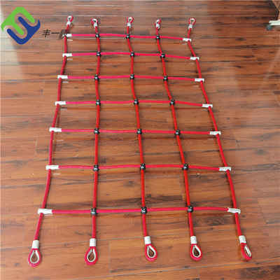 red que sube modificada para requisitos particulares los 8*8*6m de la pirámide del patio del tamaño para los niños