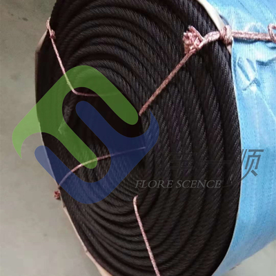 Cuerda de combinación de núcleo de alambre de acero de 6 hilos de 16 mm PP para red de escalada de patio