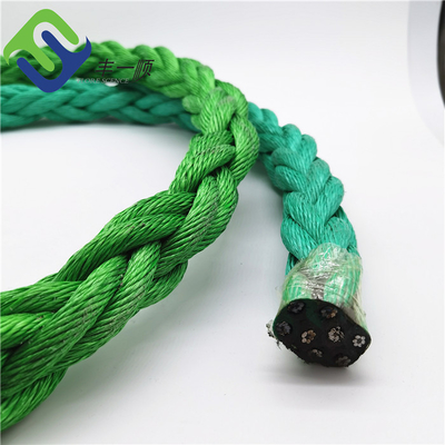 Cuerda el 1000M de la combinación del monofilamento de los PP de 8 hilos por rollo para poner la nave del cable